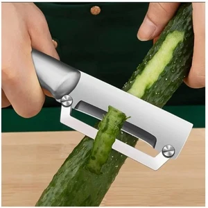 Vegetable Peeler Kitchen Tool Stainless Steel for Cucumber Potato Sugar Cane - Picture 1 of 5