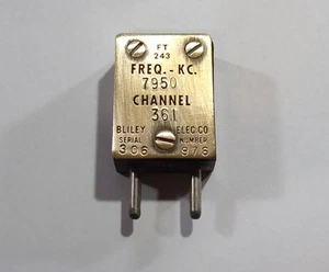 FT-243 Radio Crystal - 093 piny - 7950 khz - Bliley - Kanał 361 - Zdjęcie 1 z 1