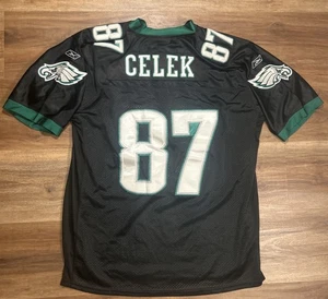 Philadelphia Eagles Brent Celek #87 Reebok On Field Jersey Size 56 Y2K - Picture 1 of 12