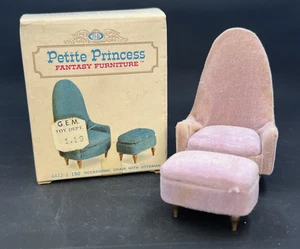 Vintage Petite Princess Beistellstuhl + Ottomane - Puppenhaus 4412-3 150 LSX - Bild 1 von 19