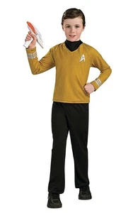 VESTIDO ELEGANTE DE HALLOWEEN CON LICENCIA DE STAR TREK PELÍCULA DE LUJO CAPITÁN KIRK - Imagen 1 de 2