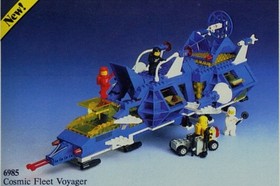 LEGO Space: Cosmic Fleet Voyager (6985) - 100% COMPLETE! No Box/Instructions