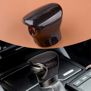 Black Wood Car Gear Shift Knob Trim Cover Fit For Lexus ES350 ES300h 2018-20 - Picture 1 of 7