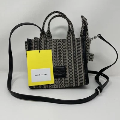 Marc Jacobs The Tote Bag Womens Beige Multi Jacquard Crossbody HO21M06RE22 New - Image 1 of 4