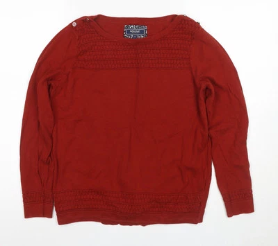 Maine New England Women's Red Pullover Jumper Size 12 - Image 1 of 4