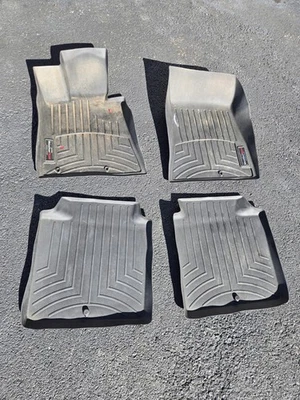 Alfombrillas WeatherTech forro para Hyundai Equus 2011-2016 negras para todo tipo de clima 4 piezas Foto 1 de 4