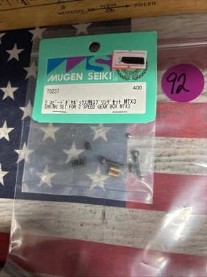 Juego de resortes MUGEN SEIKI T0237 para: caja de cambios de 2 velocidades MTX3 nuevo en paquete enviado a EE. UU. Foto 1 de 4