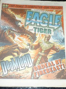 EAGLE & TIGER Comic - No 208 - Date 15/03/1986 UK Paper Comic - Imagen 1 de 1