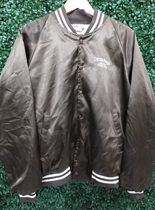 Hartwell Satin Jacket Vintage Made in USA Captain Morgan Spiced Rum Adult Size L - Picture 1 of 6