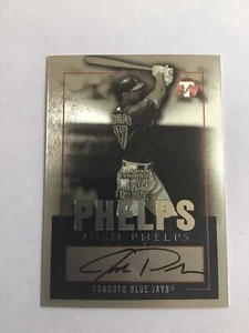 Autógrafo Topps Pristine Josh Phelps 2003 autógrafo impecable Blue Jays - Imagen 1 de 3