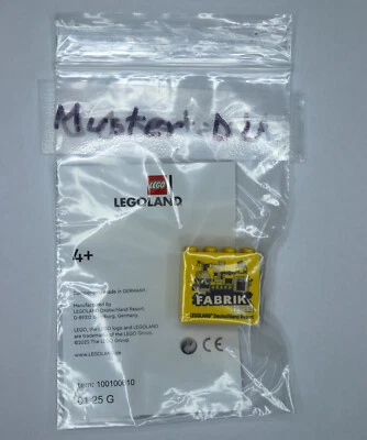 Fabrik Legoland LEGO ®  2025 Neu Sammelstein Sonderstein mit BPZ Günzburg D - Bild 1 von 3
