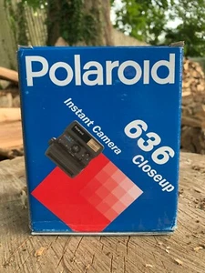 Polaroid 636 Close Up Instant Camera with Flash Vintage BRAND NEW Never Opened - Picture 1 of 2