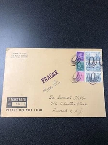Cover From 1956 - 50c Liberty Series , 20c & 9c Prexi. - Picture 1 of 5