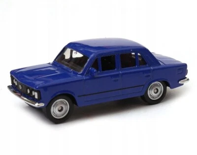 Modellino auto Welly Fiat 125 blu scala 1:60 1:64 3 pollici pressofuso - Immagine 1 di 2