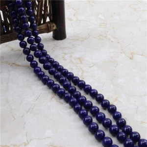 Wholesale 10 Strands 8mm Imitation Lapis Lazuli Stone Round Spacer Loose Beads - Picture 1 of 5