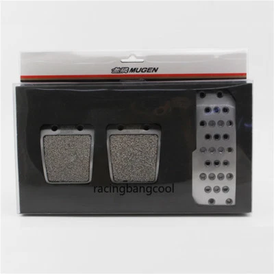 Racing Mugen Pedals Foot Rest Accelerator Brake Pedal Clutch Pedals for Honda - Image 1 of 4