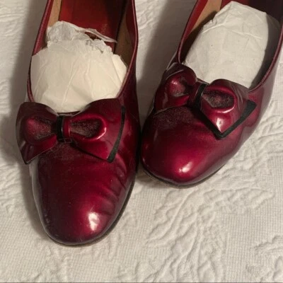 Zapatos Salvatore Ferragamo rojos vintage para mujer Foto 1 de 4