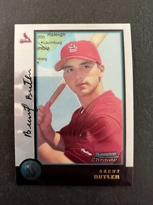 1998 Bowman Chrome - International #154 Brent Butler - 50% off 5 or more under $ - Image 1 of 2