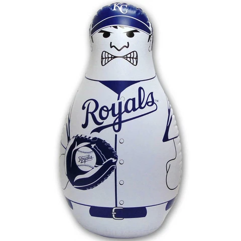 Kansas City Royals Tackle Buddy Inflatable Punching Bag [NEW] MLB Balloon Bop Cover