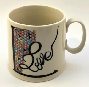 Anthropologie Florence Balducci L is for Love Coffee Mug 16 oz - Picture 1 of 6