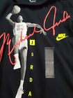 NWT Nike CU2848-010 Men's Jordan Signature Shirt Tee Cotton Black Size Small