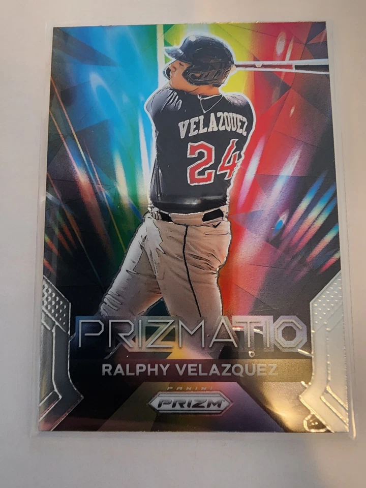 2024 Panini Prizm Prizmatic Ralphy Velazquez #19 Cleveland Guardians - Image 1 of 2
