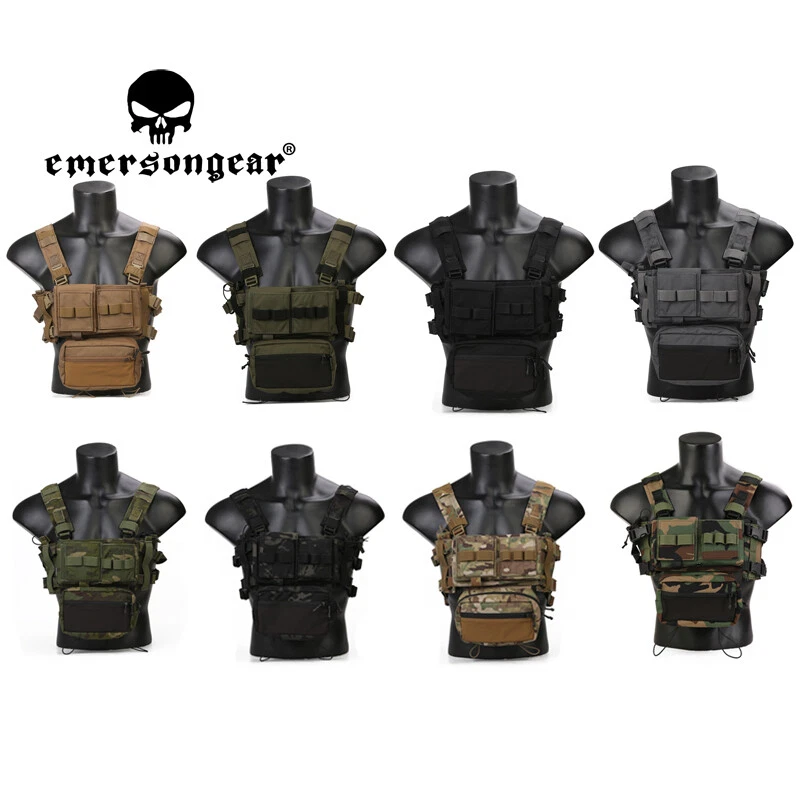 Emersongear MK3 Chest Rig Tactical Vest Micro Fight Modular Hunting Plate Carry - Image 1 of 4