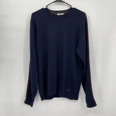 Horny Toad Men’s Blue Pullover Knit Sweater 100% Merino Wool Size Medium - Image 1 of 4