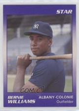 1990 Star Albany Colonie Yankees Bernie Williams #22 Rookie RC