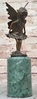 Mythical Fairy Angel By French Artist Milo Statue Figurine Bronze Sculpture Deal