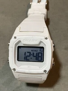 Shark Freestyle White Out Classic Watch 100M Water Resist Night Vision TESTED - Picture 1 of 10