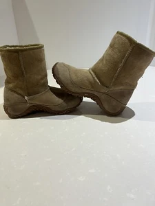 Merrell Primo Chill Massif Damen 6 braun hellbraun Fleece gefütterte Stiefel Schuhe warm - Bild 1 von 9