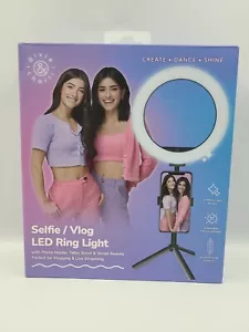 Selfie/Vlog LED Ring Light Phone Holder & Table StandDixie & Charli D'Amelio - Picture 1 of 2