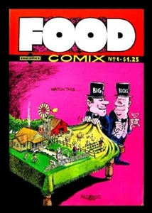 FOOD COMIX #1, 1980, ROBERT CRUMB 1ST PRINT, EDUCOMICS, UNDERGROUND COMIC - Bild 1 von 23