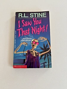 I Saw You That Night! R.L. Stine Scholastic Paperback 1994 Vintage Young Adult - Picture 1 of 12