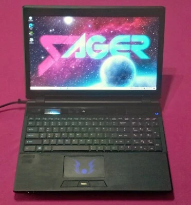 Sager Clevo NP8268 P157SM I7-4810mq 2.8-3.8Ghz 24GB 512GB NVIDIA Quadro P3200 - Image 1 of 4