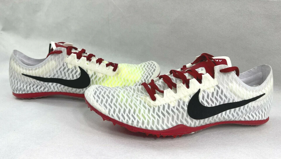 Nike Zoom Mamba V Bowerman Club Track and Field White Red Spikes Men’s Size 7.5 - Image 1 of 4