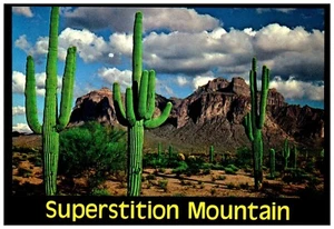 Cartolina Superstition Mountain, Mesa, Arizona - Foto 1 di 2