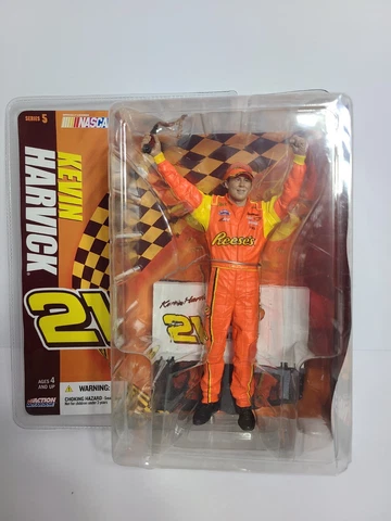Kevin Harvick #21 McFarlane Reese’s NASCAR Action Figure New Sealed Cover