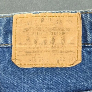 Levi's Vintage Jeans Men's 32x33 Fits 30x32 Blue 519-0217 Orange Tab 80s - Picture 1 of 16