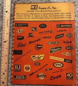 Vintage MC Supply Co. Machine Tools Catalog San Antonio Austin Texas 1940s NICE - Picture 1 of 4