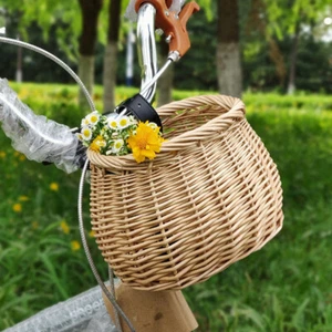Cestino Anteriore Bici Ciclismo Cestino Anteriore Cestino Adulto Forniture Bici - Foto 1 di 12