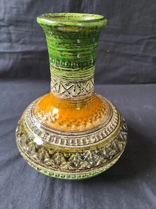 Ancien vase Bitossi Aldo Londi pour émail Raymor Sahara 6" Italie - Photo 1 sur 8