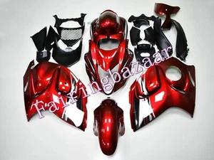 Kit de carenado de inyección ABS rojo caramelo apto para GSXR1300 2008-2016 HAYABUSA Gen 2 - Imagen 1 de 6