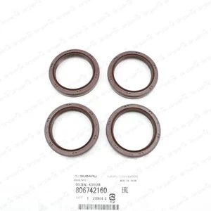 GENUINE SUBARU 2008-2017 WRX STI 2010-2017 LEGACY GT CAMSHAFT SEAL SET OF 4 - Picture 1 of 6