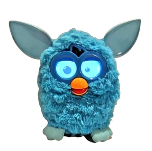 2012 Hasbro Furby Boom Blue Interactive Toy Works Digital Eyes - Picture 1 of 9