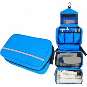 Travel Toiletry Bag Hanging Wash Organizer Kit for Men Women Cosmetics Bags - Picture 1 of 14