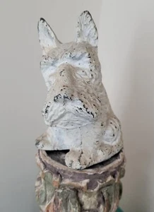 Vintage Scottie Dog Cast Iron Bank - Bild 1 von 7