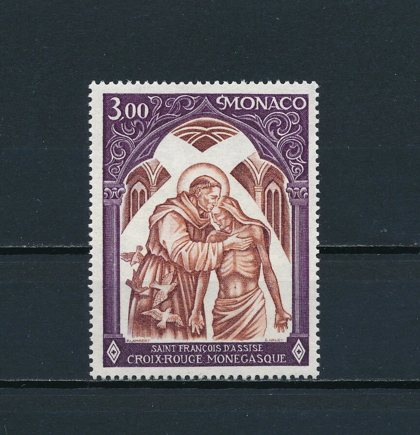 Monaco 830 MNH, St Francis, 1972 - Image 1 of 1