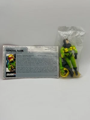 Figura de acción GI Joe Hasbro 1992 3,75" General Hawk v3 con Jet Pack Foto 1 de 2